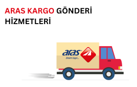 Aras Kargo Hizmetleri ve e-Ticaret Gönderileri Aras Kargo gönderi hizmetlerini temsil eden görsel