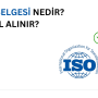 ISO belgesini temsil eden görsel