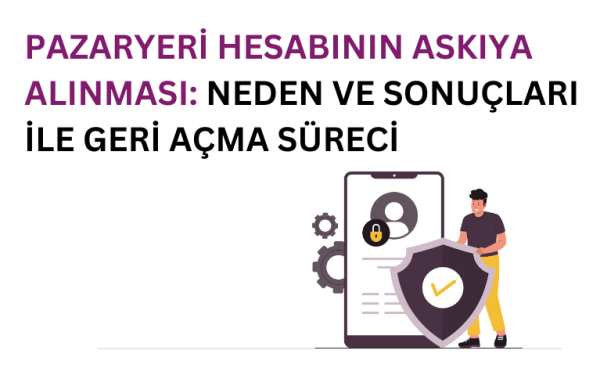 pazaryeri hesabının askıya alınmasını temsil eden görsel