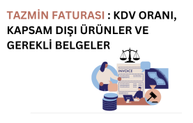 Tazmin Faturası: KDV Oranı, Kapsam Dışı Ürünler ve Gerekli Belgeler tazmin faturasını temsil eden görsel